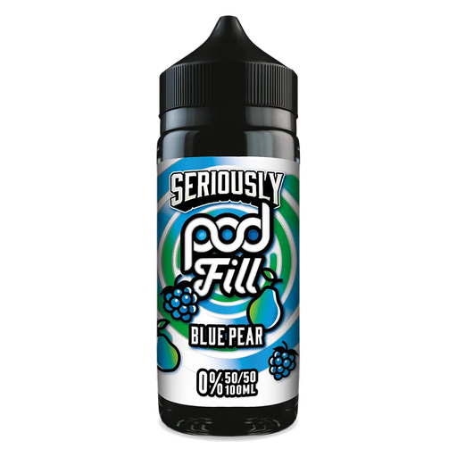 Seriously Pod Fill by Doozy Vape Blue Pear 100ml Shortfill Eliquid