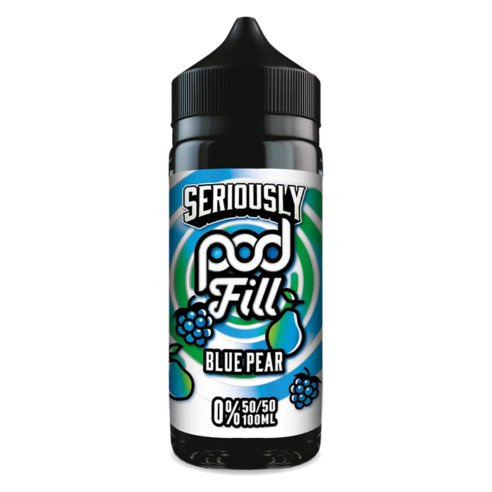 Seriously Pod Fill by Doozy Vape Blue Pear 100ml Shortfill Eliquid