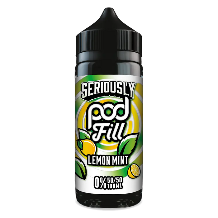 Seriously Pod Fill by Doozy Vape Lemon Mint 100ml Shortfill Eliquid