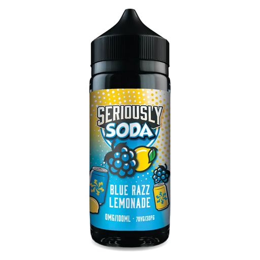 Seriously Soda by Doozy Blue Razz Lemonade 100ml Shortfill E-Liquid