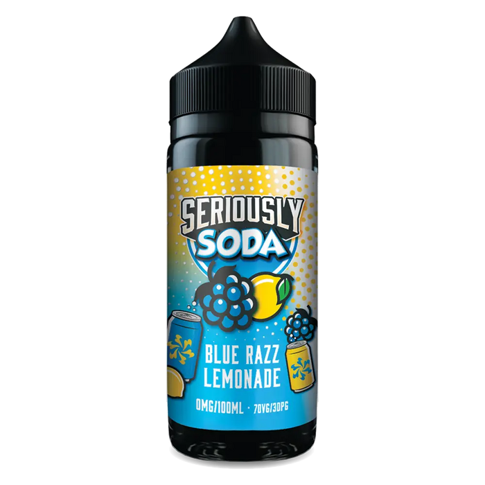 Seriously Soda by Doozy Blue Razz Lemonade 100ml Shortfill E-Liquid