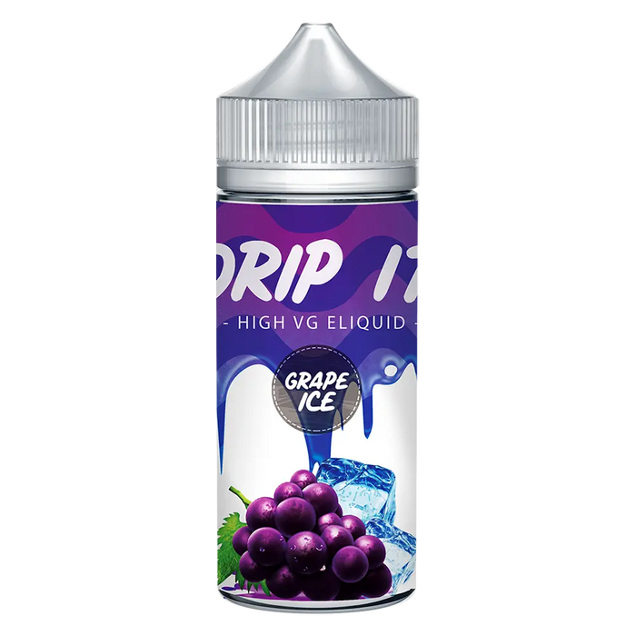 Drip it Grape Ice 100ml Vape juice- 3 for 15 Drip it Grape Ice 100ml Vape juice- 3 for 15