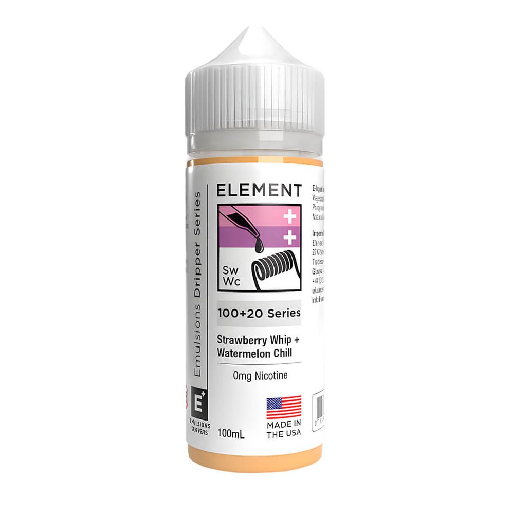 Element Strawberry Whip Watermelon Chill 100ml Vape Juice|£9.99