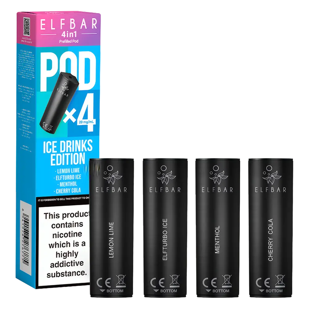 Elf Bar 4in1 Prefilled Vape Pods for Replacement - 7.99