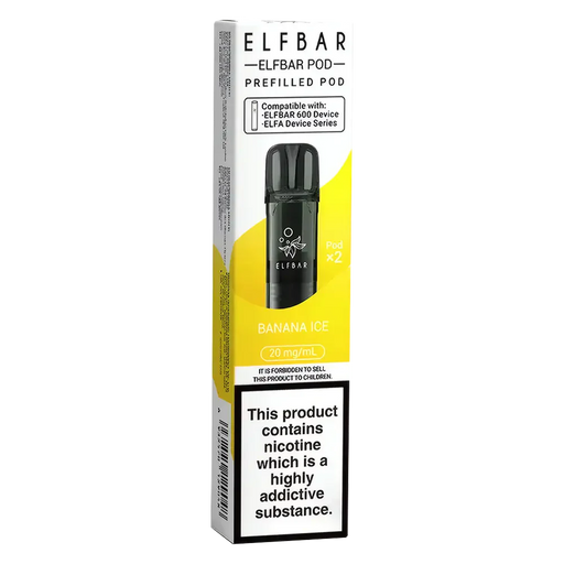 Elf Bar 600 Banana Ice Prefilled Pods
