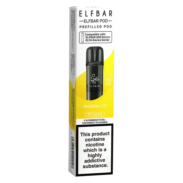 Elf Bar 600 Banana Ice Prefilled Pods