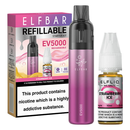 Elf Bar EV5000 Strawberry Ice Disposable Vape