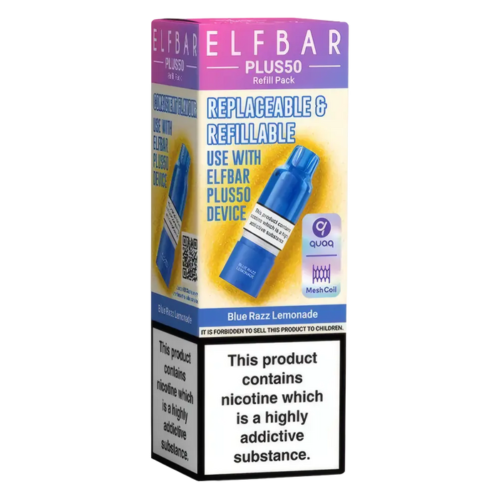 Elf Bar Plus 50 Prefilled Pods