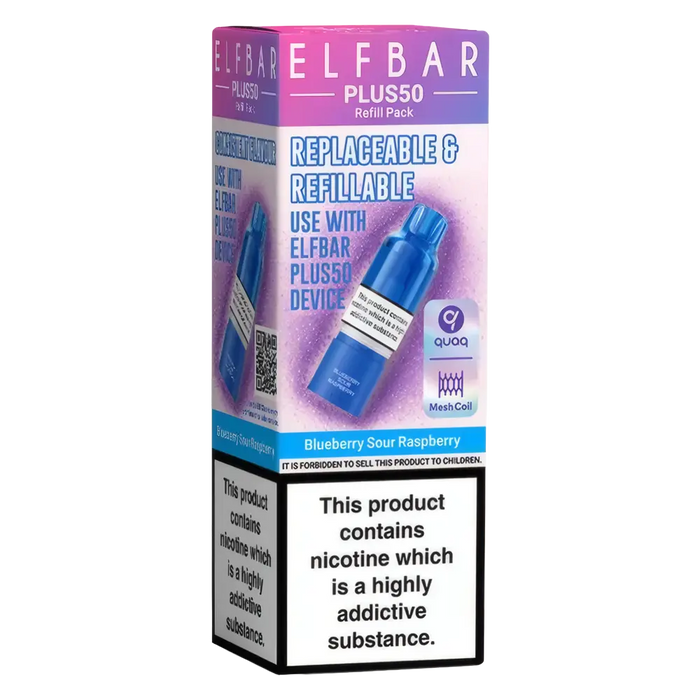 Elf Bar Plus 50 Prefilled Pods