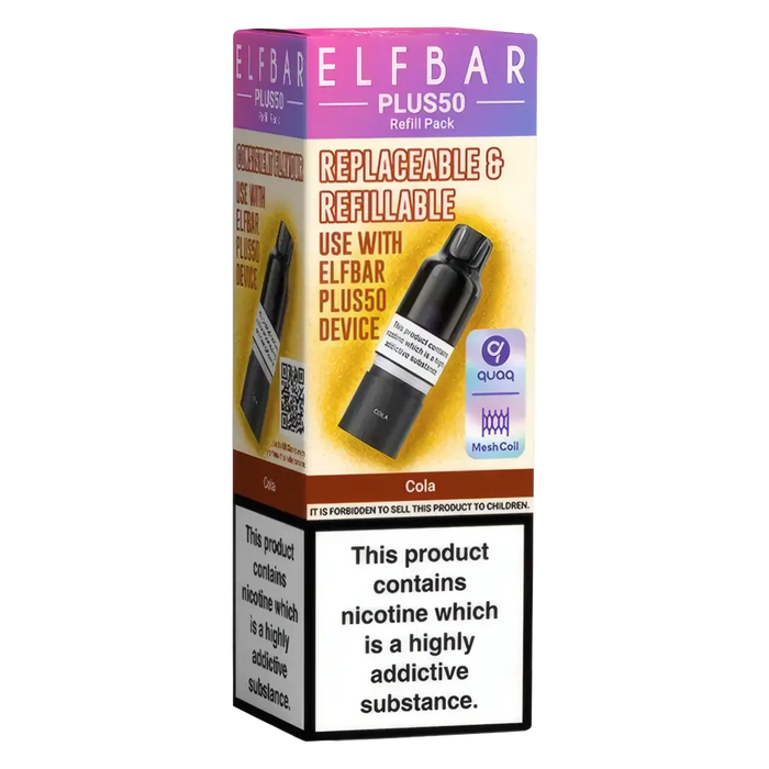 Elf Bar Plus 50 Prefilled Pods
