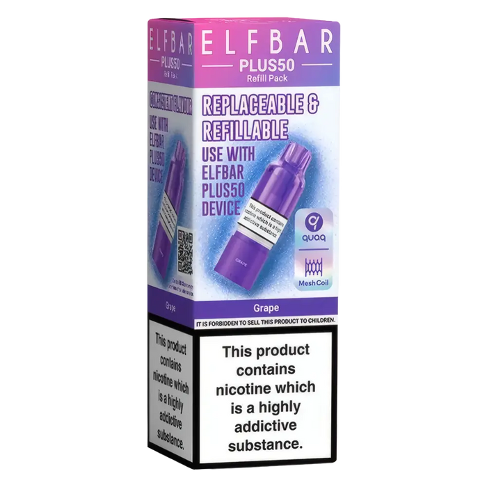 Elf Bar Plus 50 Prefilled Pods