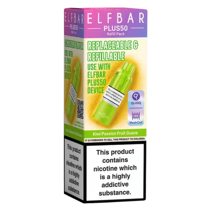 Elf Bar Plus 50 Prefilled Pods