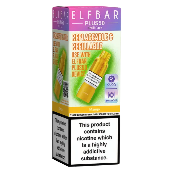 Elf Bar Plus 50 Prefilled Pods