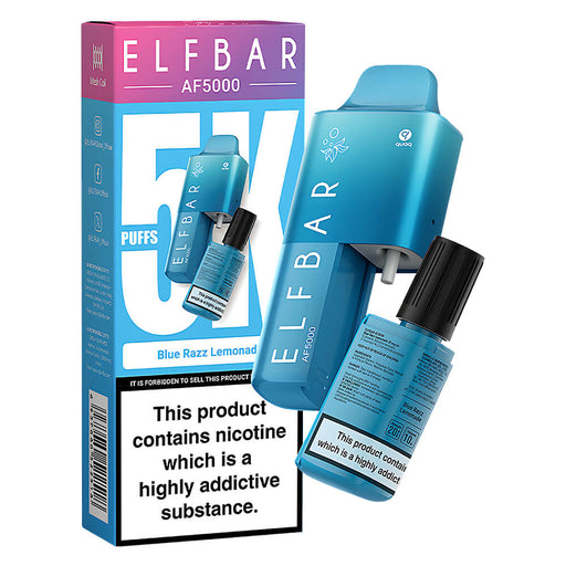 Elf Bar AF5000 Blue Razz Lemonade Disposable Vape