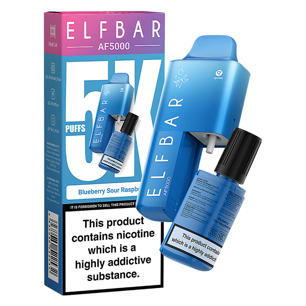 Blueberry Sour Raspberry Elfbar Af5000 Disposable Vape