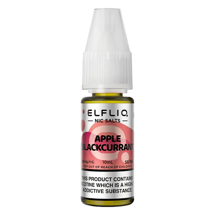 ElfLiq Apple Blackcurrant nic salt vape juice 10ml bottle by Elf Bar