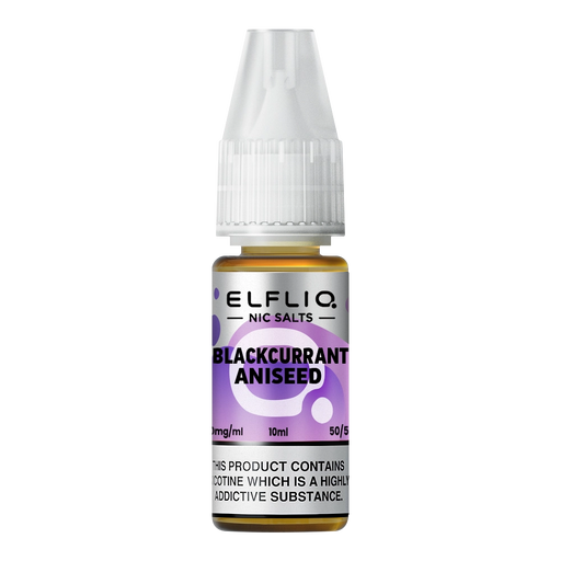 Elf Bar ElfLiq Blackcurrant Aniseed Nic Salt Vape Juice