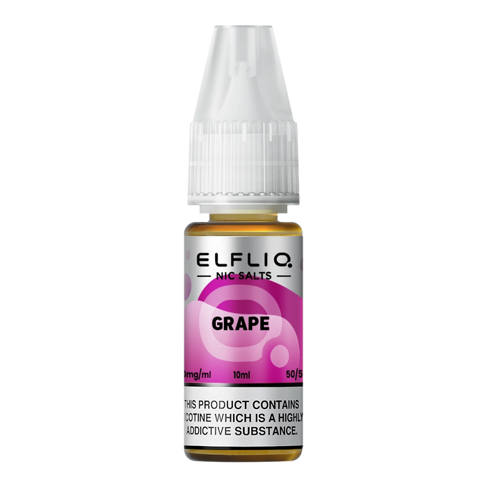 Grape ElfLiq Nic Salt Vape Juice 10ml | 10 for 16 Grape ElfLiq Nic Salt Vape Juice 10ml | 10 for 16