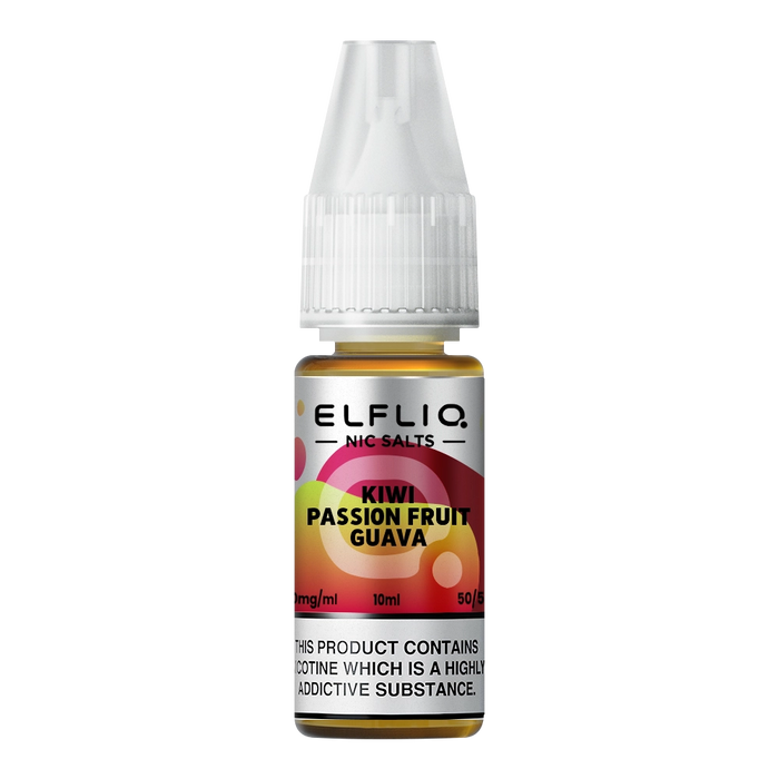 Kiwi Passion Fruit Guava ElfLiq Nic Salt Vape Juice 10ml | 10 for 16 Kiwi Passion Fruit Guava ElfLiq Nic Salt Vape Juice 10ml | 10 for 16