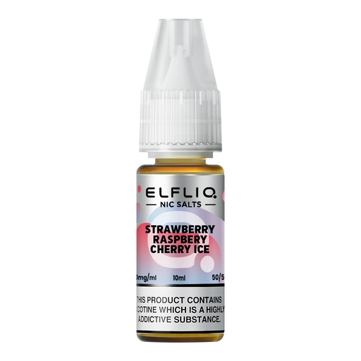 Elf Bar ElfLiq Strawberry Raspberry Cherry Ice Nic Salt Vape Juice