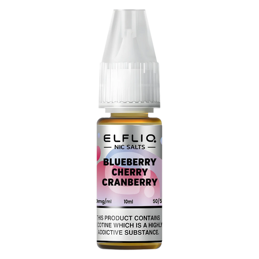 ElfLiq Blueberry Cherry Cranberry Nic Salt Vape Juice 10ml
