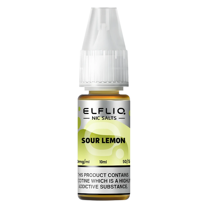 ElfLiq Sour Lemon Nic Salt Vape Juice 10ml