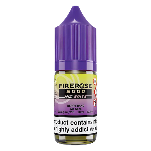 Berry Bang Elux Firerose 5000 Nic Salt Vape Juice