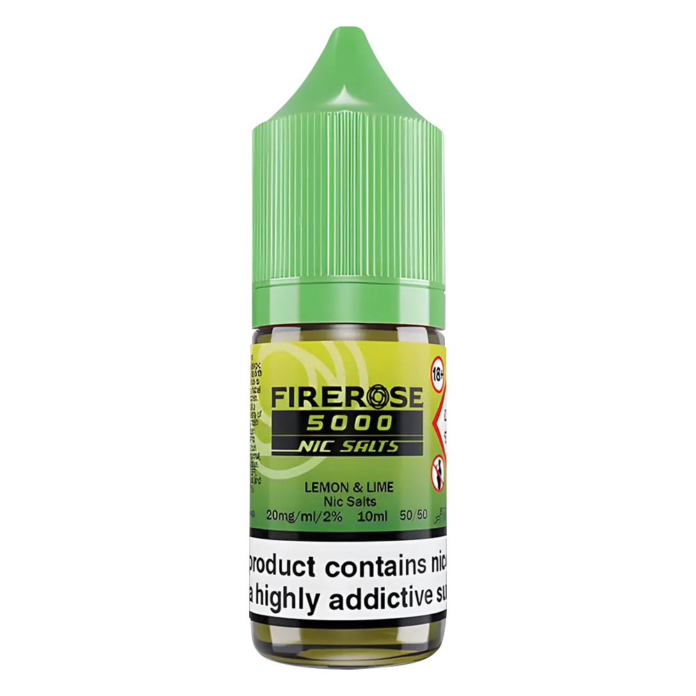 Lemon Lime Firerose 5000 Nic Salt E-Liquid by Elux