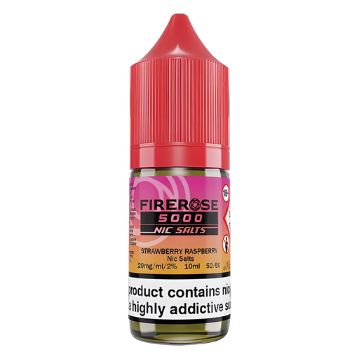 Strawberry Raspberry Elux Firerose 5000 Nic Salt Vape Juice