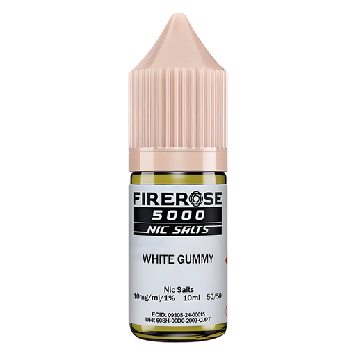 White Gummy Elux Firerose 5000 Nic Salt Vape Juice