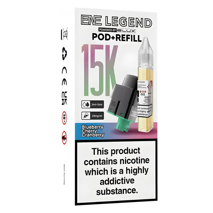Elux Legend ENE 15K Prefilled Pods
