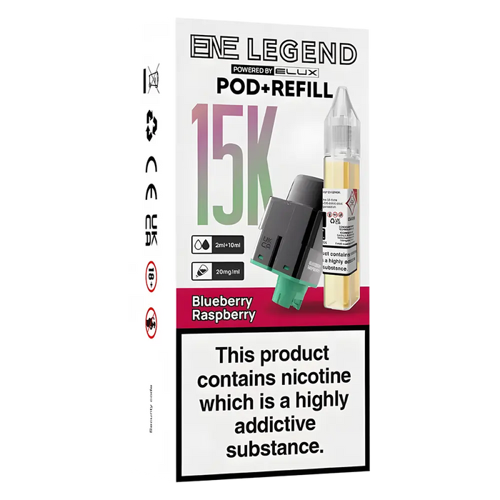 Elux Legend ENE 15K Prefilled Pods