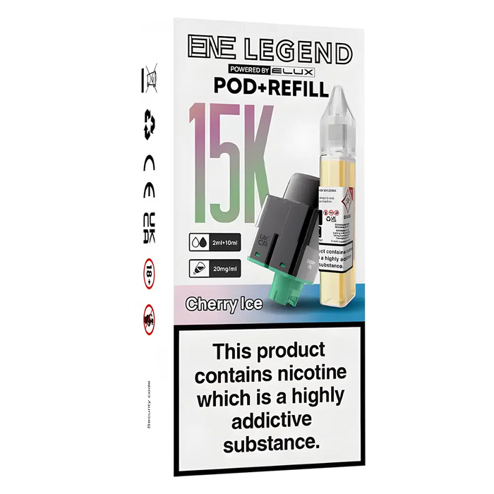 Elux Legend ENE 15K Prefilled Pods