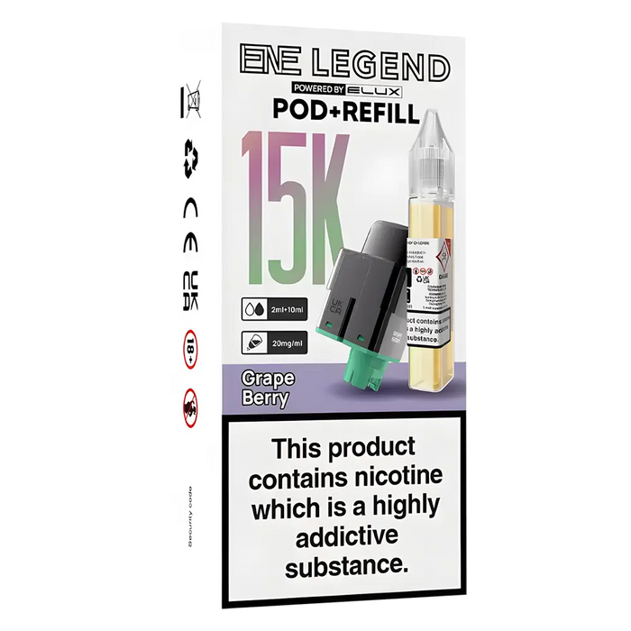 Elux Legend ENE 15K Prefilled Pods