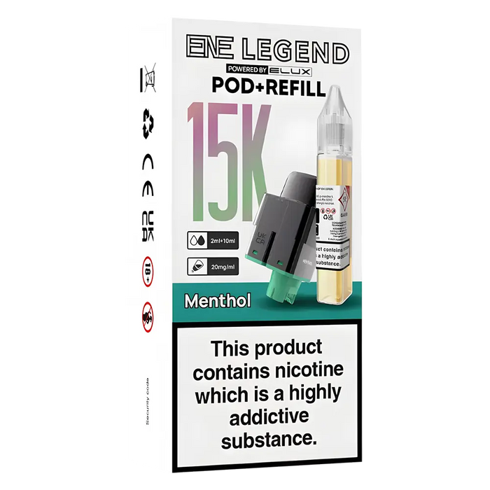 Elux Legend ENE 15K Prefilled Pods