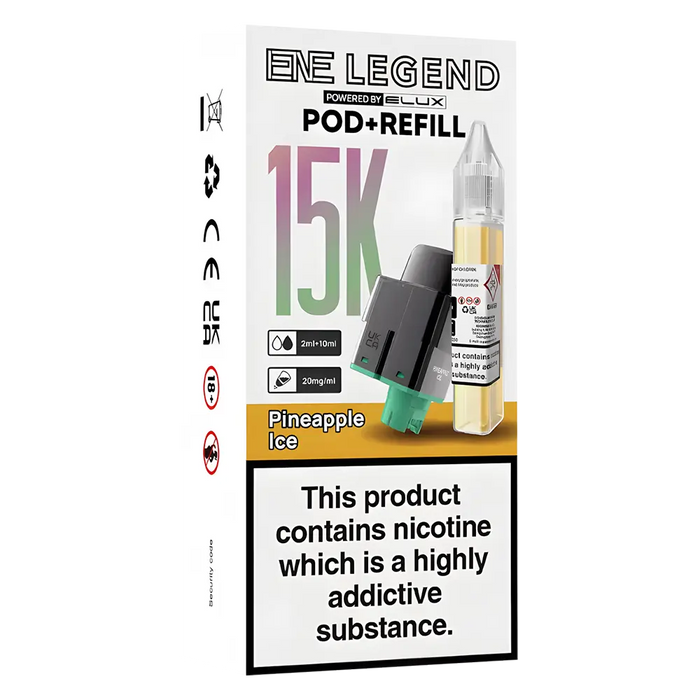 Elux Legend ENE 15K Prefilled Pods
