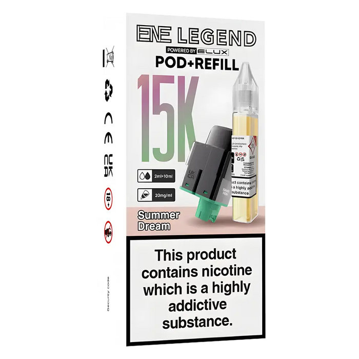 Elux Legend ENE 15K Prefilled Pods