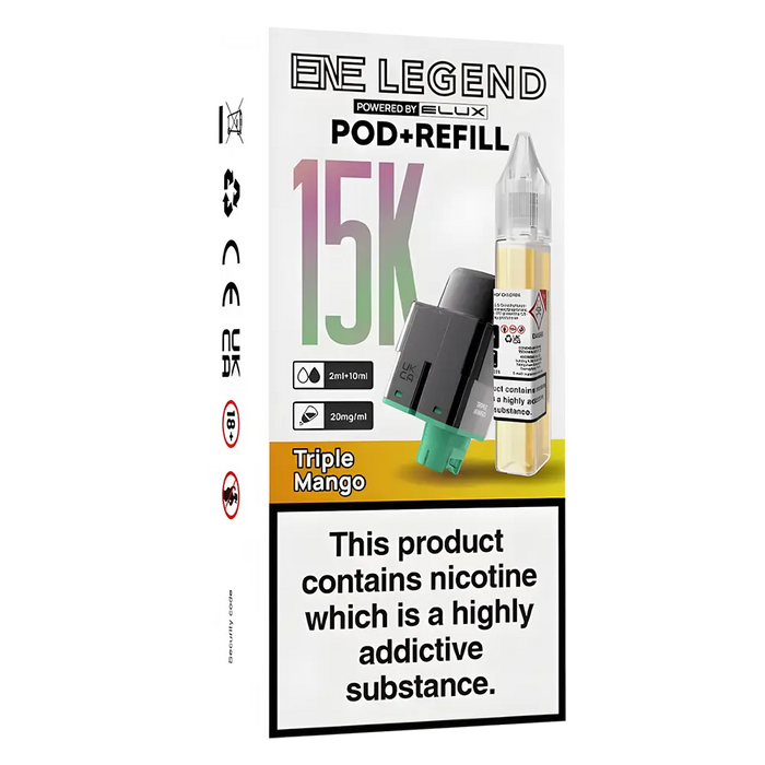 Elux Legend ENE 15K Prefilled Pods