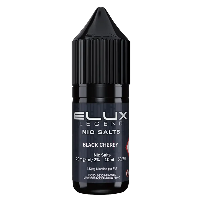 Elux Black Cherry Nic Salt Vape Juice 10ml