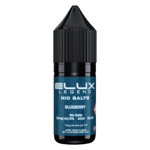 Blueberry Elux Legend Nic Salt Vape Juice
