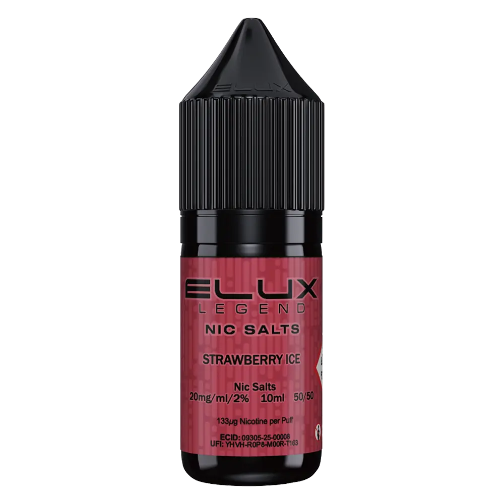 strawberry ice elux liquid Elux Strawberry Ice Nic Salts 10ml