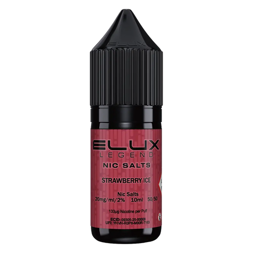Strawberry Ice Elux Legend Nic Salt Vape Juice