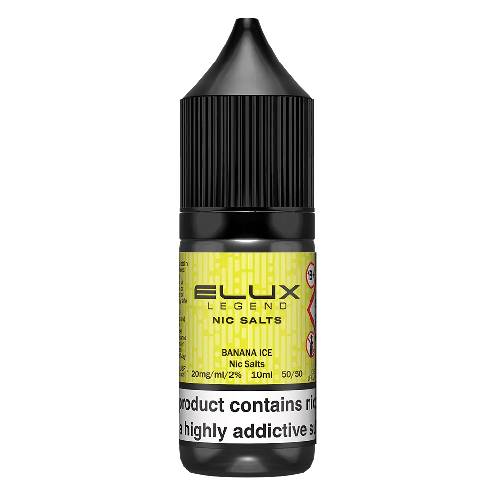 Elux Banana Ice Nic Salts 10ml | 5 for 11 Vape Deal Elux Banana Ice Nic Salts 10ml | 5 for 11 Vape Deal