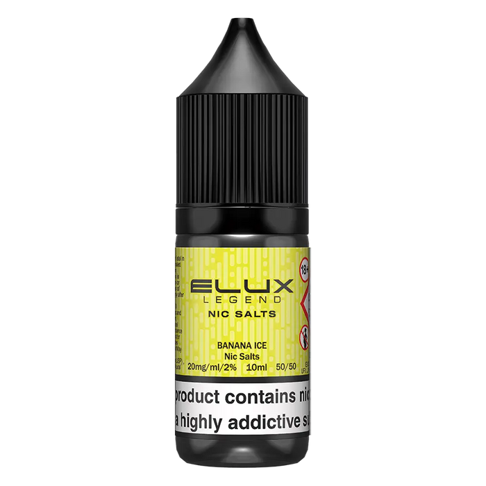 Elux Banana Ice Nic Salts 10ml | 5 for 11 Vape Deal Elux Banana Ice Nic Salts 10ml | 5 for 11 Vape Deal