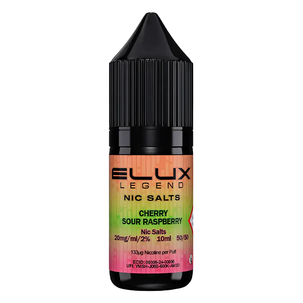 Elux Cherry Sour Raspberry Nic Salts 10ml