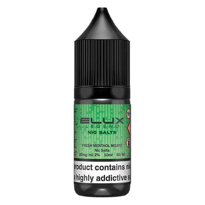 Elux Fresh Menthol Mojito Nic Salts 10ml | 5 for 11 Vape Deal Elux Fresh Menthol Mojito Nic Salts 10ml | 5 for 11 Vape Deal