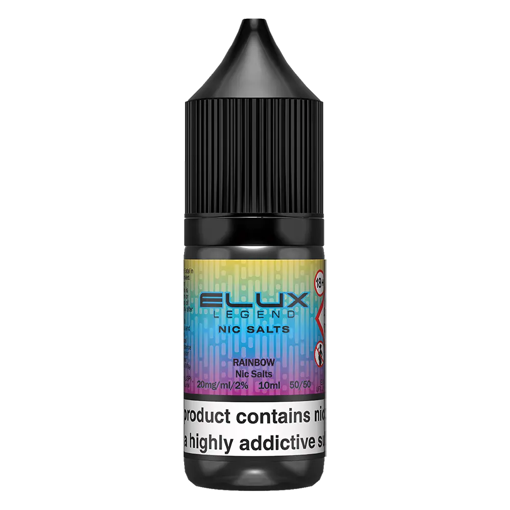 Rainbow Nic Salt E-Liquid by Elux | 5 for £11