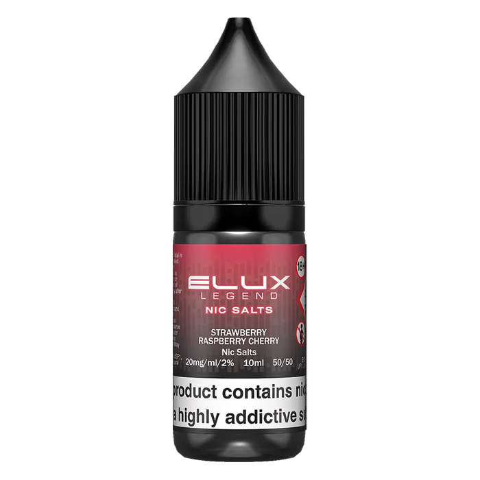 Strawberry Raspberry Cherry Elux Legend Nic Salt Vape Juice