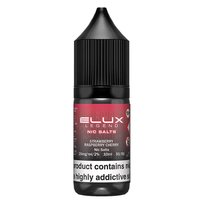 Elux Strawberry Raspberry Cherry Nic Salt 10ml | 5 for 11 Vape Deal Elux Strawberry Raspberry Cherry Nic Salt 10ml | 5 for 11 Vape Deal