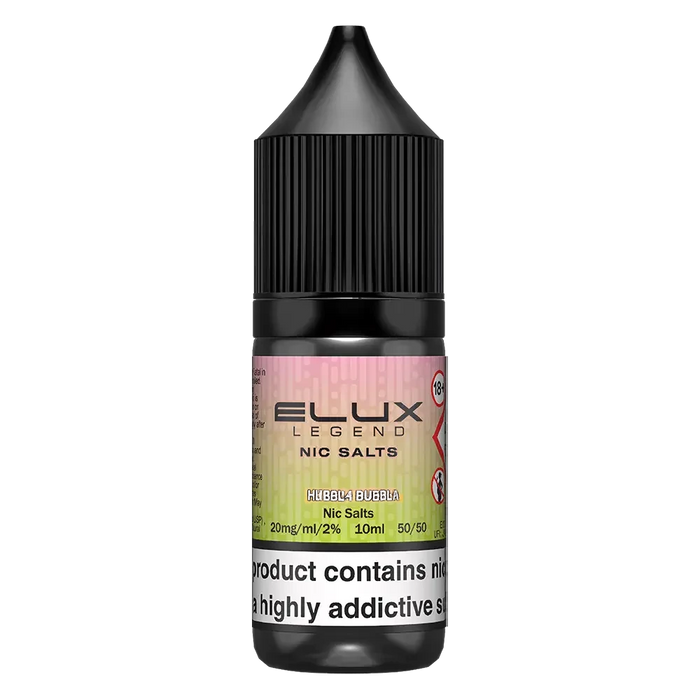 Elux Hubbla Bubbla Nic Salt Vape Juice 10ml